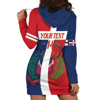 Custom Dominican Republic Football Hoodie Dress Go Champions Flag Style
