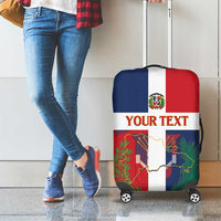 Custom Dominican Republic Football Luggage Cover Go Champions Flag Style