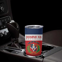 Custom Dominican Republic Football Tumbler Cup Go Champions Flag Style