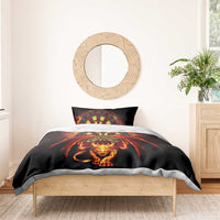 Cymru Am Byth Wales Darts Bedding Set Go Welsh Flame Style