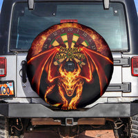 Cymru Am Byth Wales Darts Spare Tire Cover Go Welsh Flame Style