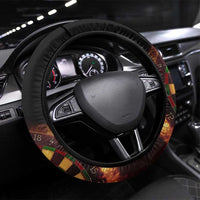 Cymru Am Byth Wales Darts Steering Wheel Cover Go Welsh Flame Style