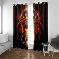 Cymru Am Byth Wales Darts Window Curtain Go Welsh Flame Style - Wonder Print Shop