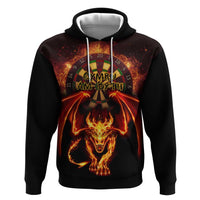 Cymru Am Byth Wales Darts Zip Hoodie Go Welsh Flame Style - Wonder Print Shop