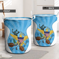 US Virgin Islands Laundry Basket Emancipation Proud Freedom Statue