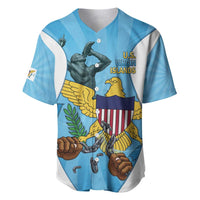 US Virgin Islands Baseball Jersey Emancipation Proud Freedom Statue