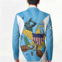 US Virgin Islands Blazer Emancipation Proud Freedom Statue