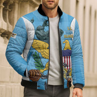 US Virgin Islands Bomber Puffer Jacket Emancipation Proud Freedom Statue