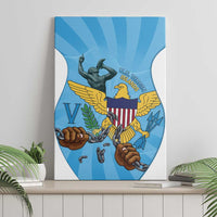 US Virgin Islands Canvas Wall Art Emancipation Proud Freedom Statue