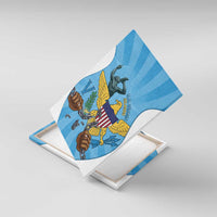 US Virgin Islands Canvas Wall Art Emancipation Proud Freedom Statue