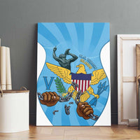 US Virgin Islands Canvas Wall Art Emancipation Proud Freedom Statue