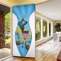 US Virgin Islands Door Cover Emancipation Proud Freedom Statue