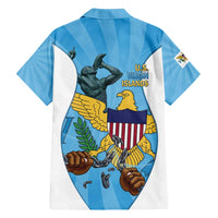 US Virgin Islands Family Matching Summer Maxi Dress and Hawaiian Shirt Emancipation Proud Freedom Statue