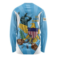 US Virgin Islands Long Sleeve Shirt Emancipation Proud Freedom Statue