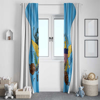 US Virgin Islands Window Curtain Emancipation Proud Freedom Statue