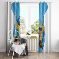 US Virgin Islands Window Curtain Emancipation Proud Freedom Statue