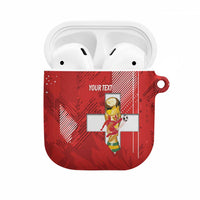 Switzerland Football Custom AirPods Case Go Nati Swiss Alps Grunge Style