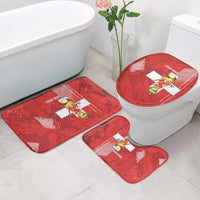 Switzerland Football Custom Bathroom Set Go Nati Swiss Alps Grunge Style