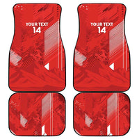 Switzerland Football Custom Car Mats Go Nati Swiss Alps Grunge Style