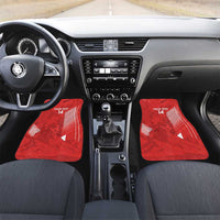 Switzerland Football Custom Car Mats Go Nati Swiss Alps Grunge Style