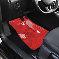 Switzerland Football Custom Car Mats Go Nati Swiss Alps Grunge Style