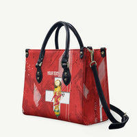Switzerland Football Custom Leather Bag Go Nati Swiss Alps Grunge Style