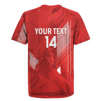 Switzerland Football Custom Rugby Jersey Go Nati Swiss Alps Grunge Style