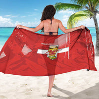 Switzerland Football Custom Sarong Go Nati Swiss Alps Grunge Style