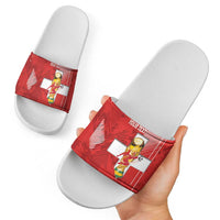Switzerland Football Custom Slide Sandals Go Nati Swiss Alps Grunge Style