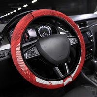 Switzerland Football Steering Wheel Cover Go Nati Swiss Alps Grunge Style