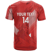 Switzerland Football Custom T Shirt Go Nati Swiss Alps Grunge Style