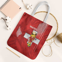 Switzerland Football Custom Tote Bag Go Nati Swiss Alps Grunge Style