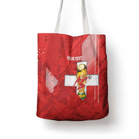 Switzerland Football Custom Tote Bag Go Nati Swiss Alps Grunge Style