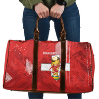 Switzerland Football Custom Travel Bag Go Nati Swiss Alps Grunge Style