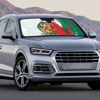 Mexico Football Custom Auto Sun Shade El Tri Aztec Calendar Brush Style