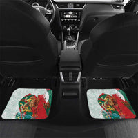 Mexico Football Custom Car Mats El Tri Aztec Calendar Brush Style