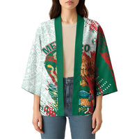 Mexico Football Custom Kimono El Tri Aztec Calendar Brush Style