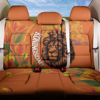 Nederland Fijne Koningsdag Back Car Seat Cover Netherlands Lion With Orange Tulips
