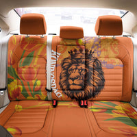 Nederland Fijne Koningsdag Back Car Seat Cover Netherlands Lion With Orange Tulips