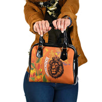 Nederland Fijne Koningsdag Shoulder Handbag Netherlands Lion With Orange Tulips