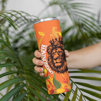 Nederland Fijne Koningsdag Skinny Tumbler Netherlands Lion With Orange Tulips