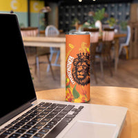 Nederland Fijne Koningsdag Skinny Tumbler Netherlands Lion With Orange Tulips