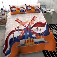 Netherlands King's Day Bedding Set Windmill With Nederland Pattern
