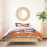 Netherlands King's Day Bedding Set Windmill With Nederland Pattern