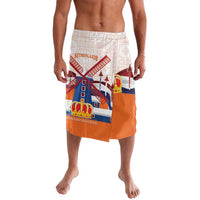 Netherlands King's Day Lavalava Windmill With Nederland Pattern