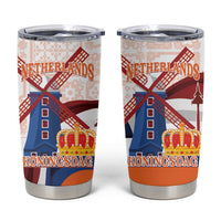 Netherlands King's Day Tumbler Cup Windmill With Nederland Pattern