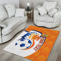Custom Netherlands Football Area Rug 2025 Go Champions Holland