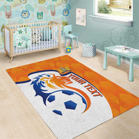 Custom Netherlands Football Area Rug 2025 Go Champions Holland