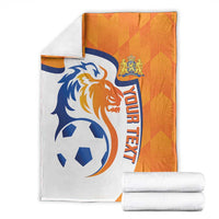 Custom Netherlands Football Blanket 2025 Go Champions Holland