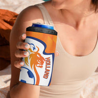 Custom Netherlands Football 4 in 1 Can Cooler Tumbler 2025 Go Champions Holland